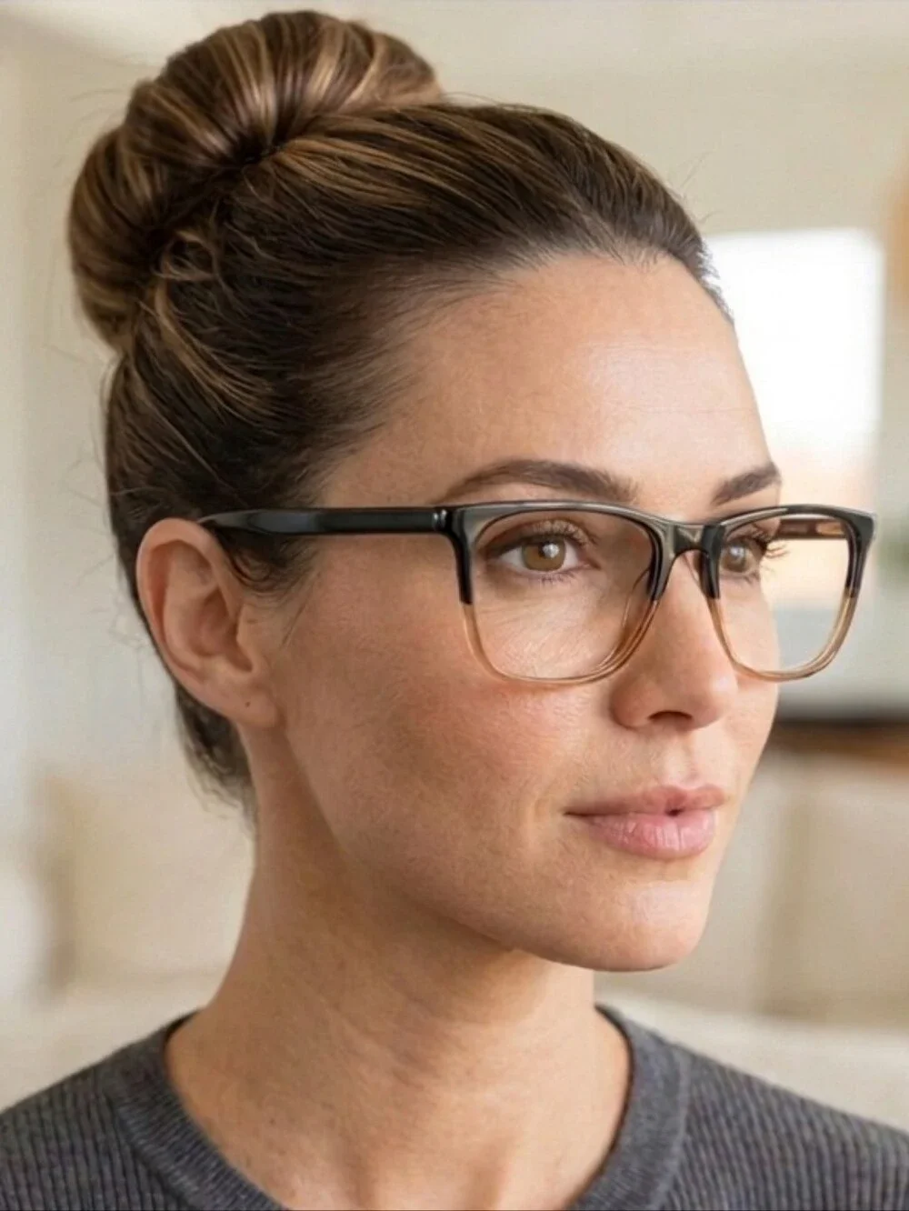Warby‎ Parker Women's Sunglasses Black Ombre 59-18-150 Acetate